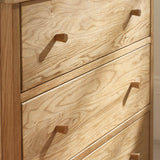 Coxmoor 5 Drawer Wide Chest - Light Brown - COX304