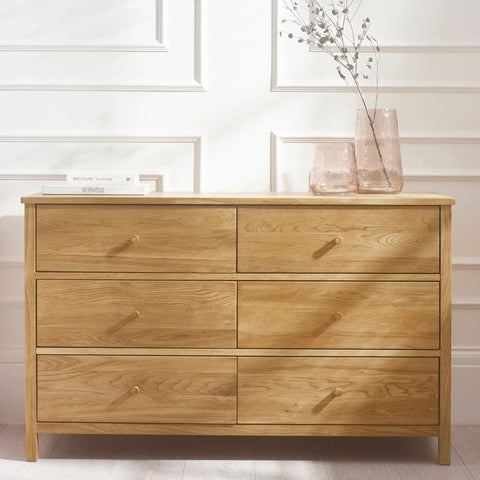 Coxmoor 6 Drawer Chest - Light Brown - COX305