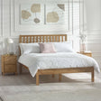 Coxmoor Bed - Light Brown / Double - COX307