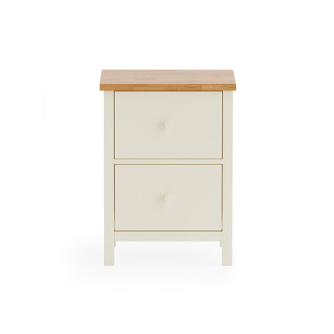 Coxmoor 2 Drawer Bedside - Light Brown - COX302