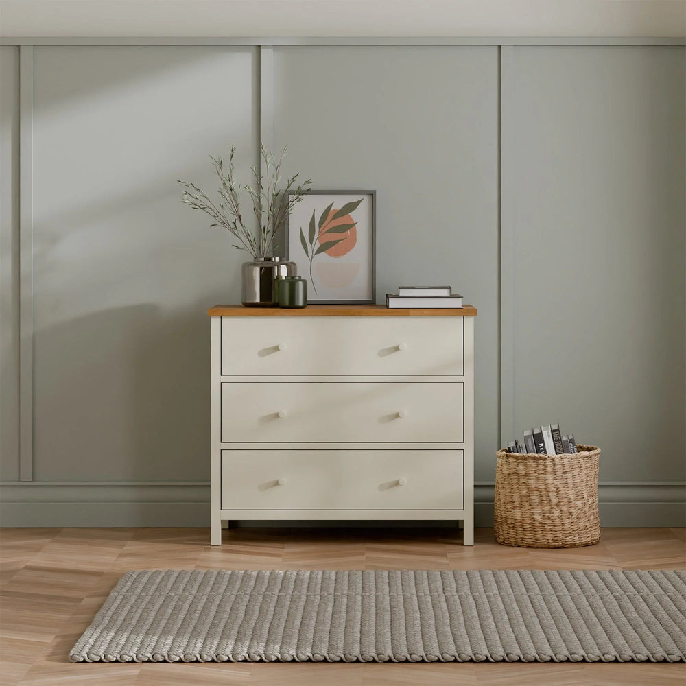 Coxmoor 3 Drawer Chest - Light Brown - COX303