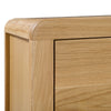 Curve 3 Drawer Bedside - Light Brown - CUR201
