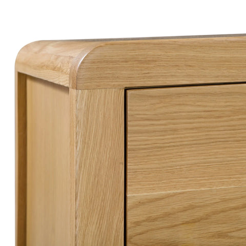 Curve 3 Drawer Chest - Light Brown - CUR202