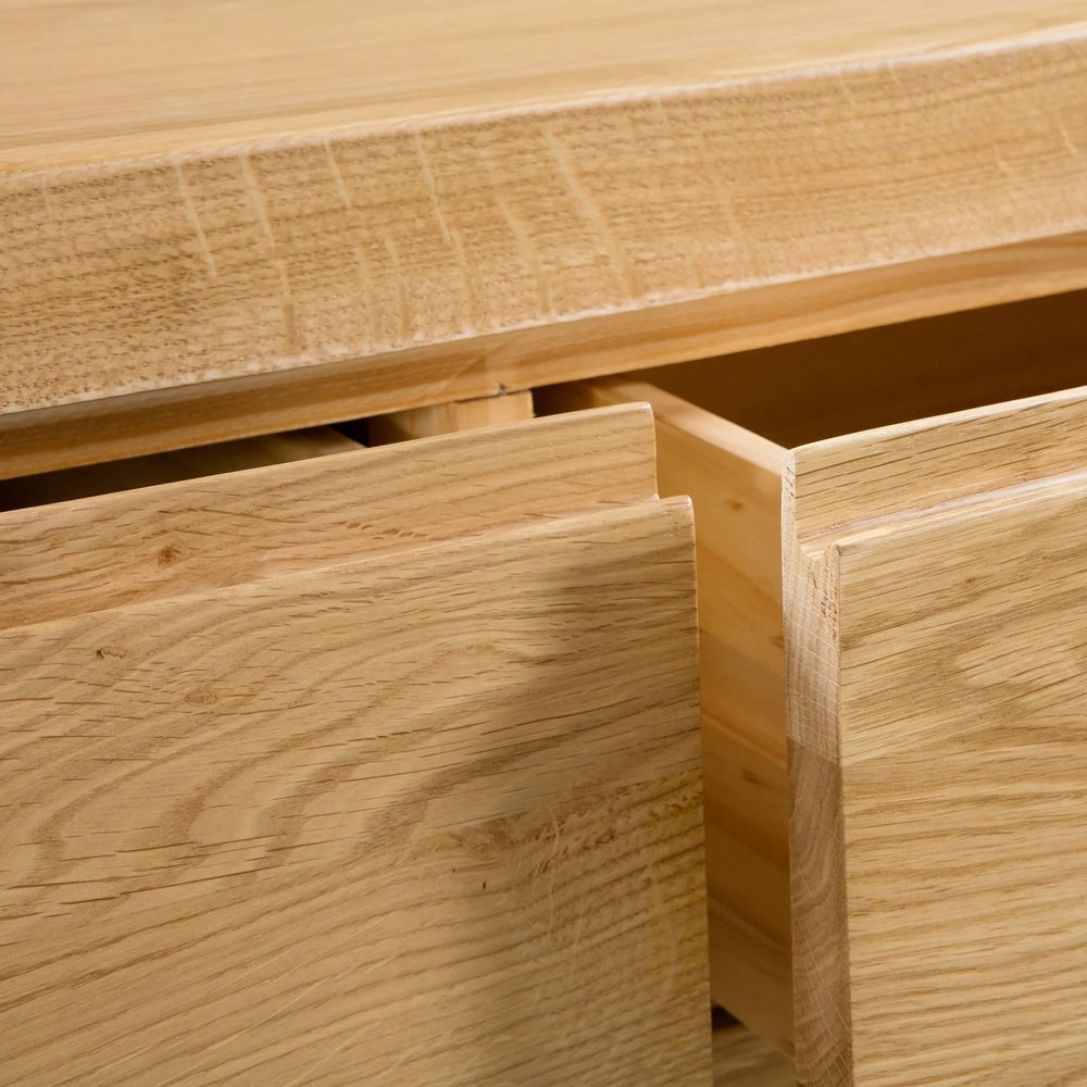 Curve 3+2 Drawer Chest - Light Brown - CUR203