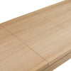 Curve Oak Dining Table - Light Brown - CUR301