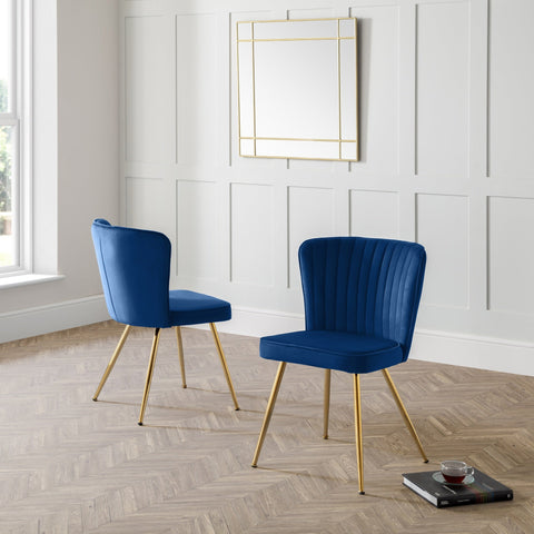 Cannes Dining Chair (Set of 2) - Blue - CAN204