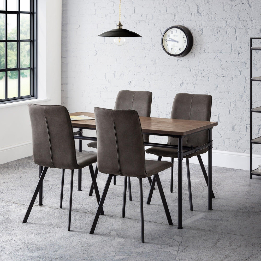 Carnegie Dining Table - Dark Brown - CAR502