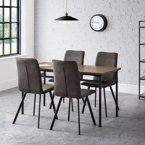 Carnegie Dining Table - Dark Brown - CAR502