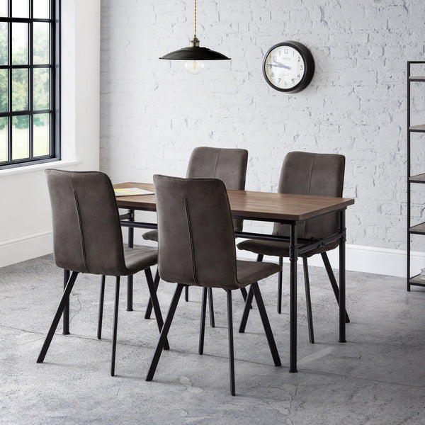 Carnegie Dining Table - Dark Brown - CAR502