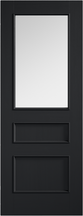Charcoal Black Toledo Glazed - Charcoal Black - 1981 x 686 (27") x 35mm