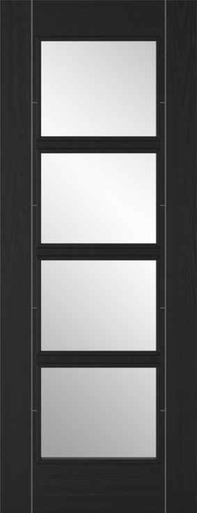 Charcoal Black Vancouver Glazed 4L - Charcoal Black - 1981 x 686 (27") x 35mm