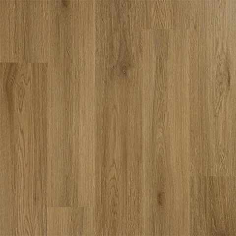 Chestnut wood effect laminate flooring with natural grain pattern and matte finish