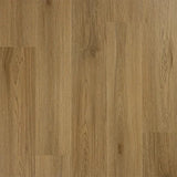 Chestnut wood effect laminate flooring with natural grain pattern and matte finish