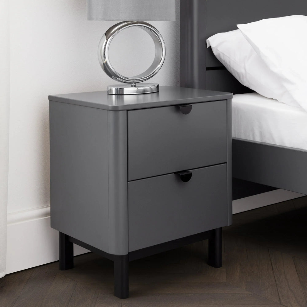Chloe Bedside - Grey - CHL002