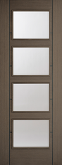 Chocolate Grey Vancouver Glazed 4L - Chocolate Grey - 1981 x 686 (27") x 35mm