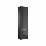 Anthracite bathroom storage cabinet with two door design and contemporary finish | Home Centre Direct UK