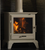 Classic Eco Slimline Warm White Stove 5kW | Home Centre Direct UK