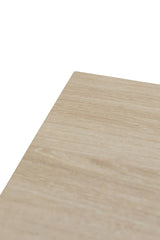 Light Oak 1.6m Extending Dining Table with 0.4m Leaf Insert