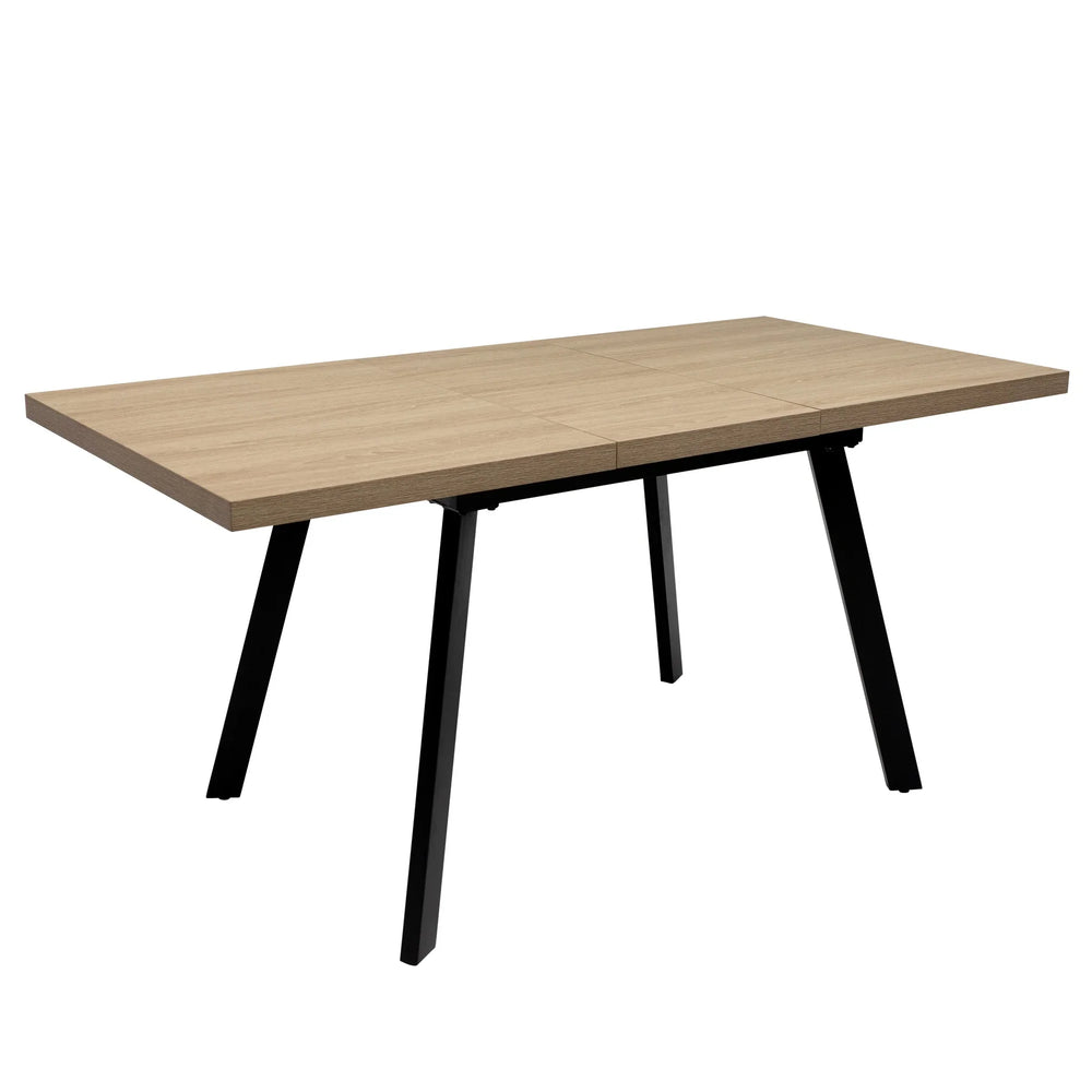 Light Oak 1.2m Extendable Dining Table with 0.4m Leaf Insert