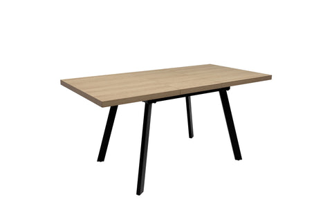 Light Oak 1.2m Extendable Dining Table with 0.4m Leaf Insert