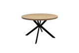 Light Oak 1.2m Round Dining Table - Stylish and Modern Design