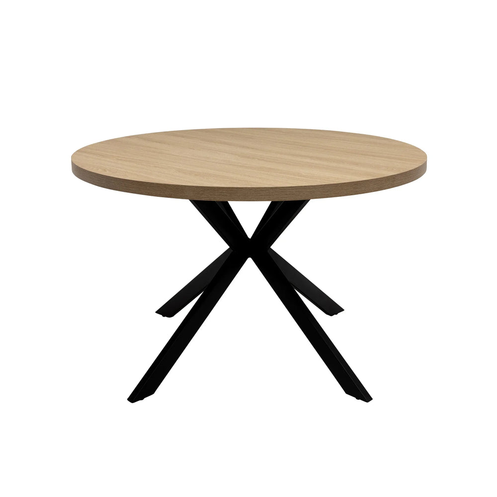 Light Oak 1.2m Round Dining Table - Stylish and Modern Design