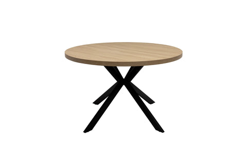 Light Oak 1.2m Round Dining Table - Stylish and Modern Design