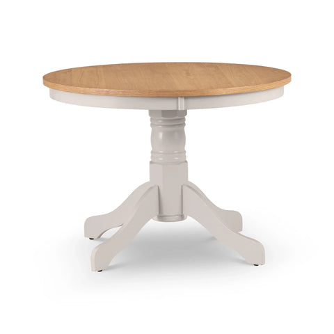 Davenport Round Pedestal Table - Ivory - DAV006