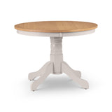 Davenport Round Pedestal Table - Ivory - DAV006