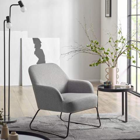 Davos Accent Chair - Grey - DAV301