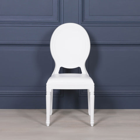 White Louis Chair