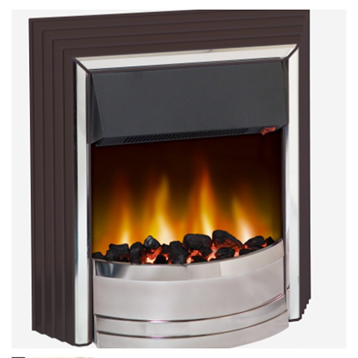 Dimplex Zamora Black & Chrome