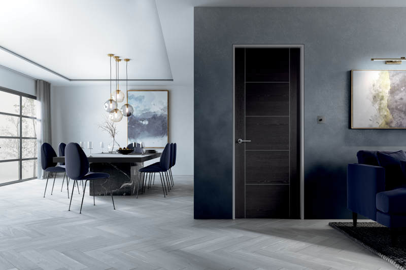 Dark Grey Laminate Vancouver LifeStyle - Dark Grey - 1981 x 610 (24") x 35mm