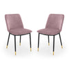 Delaunay Dining Chair (Set of 2) - Blue - DEL012