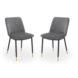Delaunay Dining Chair (Set of 2) - Blue - DEL012