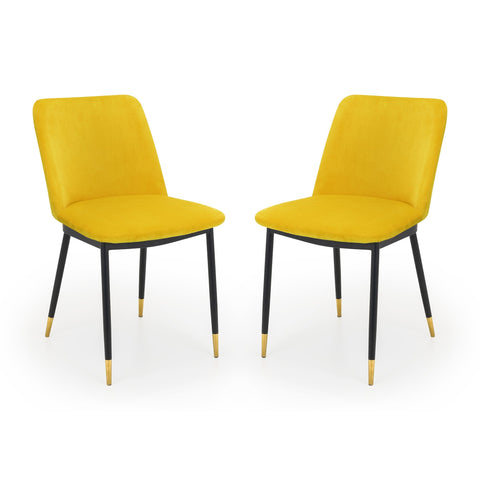 Delaunay Dining Chair (Set of 2) - Blue - DEL012