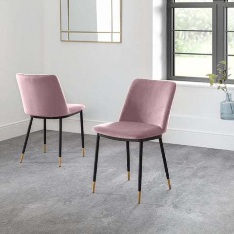 Delaunay Dining Chair (Set of 2) - Blue - DEL012