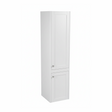 Chalk white bathroom storage cabinet with two door design and classic shaker styling | Home Centre Direct UK