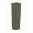 Forest green tall bathroom storage cabinet with two door design and contemporary styling | Home Centre Direct UK