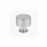 Chrome knurled cabinet knob with textured metal finish for traditional furniture | Home Centre Direct UK