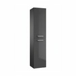 Anthracite tall bathroom storage cabinet with two door design and modern finish | Home Centre Direct UK