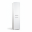 White bathroom storage cabinet with two door design and contemporary finish | Home Centre Direct UK