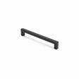 Matt black bathroom cabinet handle with contemporary slimline metal design | Home Centre Direct UK