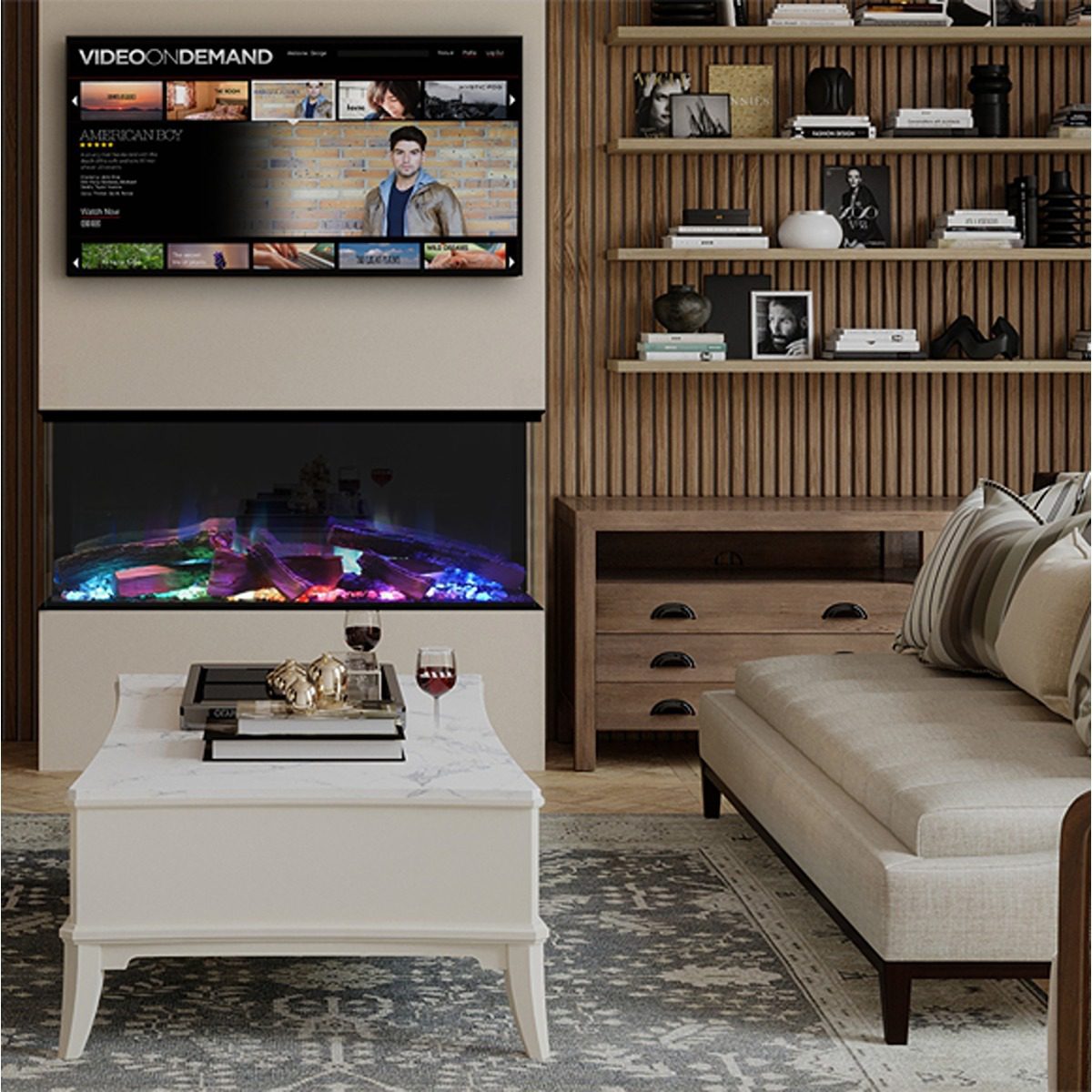 Evonic Halo 1250 Xt / Exor Xt Built In Electric Fire