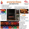 Evonic Halo 1250 Xt / Exor Xt Built In Electric Fire