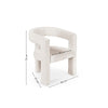 Elara Chair - White - ELA001