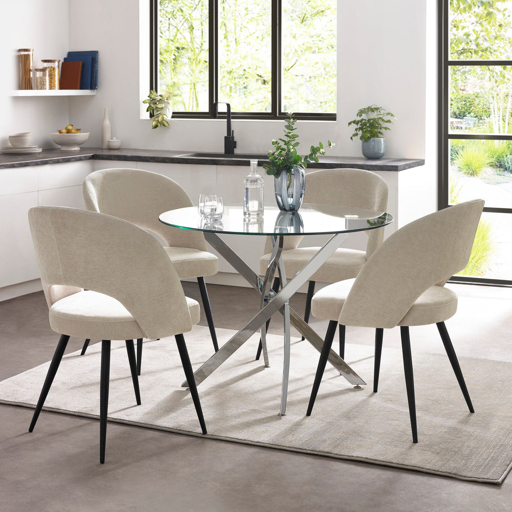 Ella Dining Chair (Set of 2) - Beige - ELL011