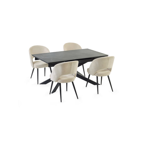 Ella Dining Chair (Set of 2) - Beige - ELL011