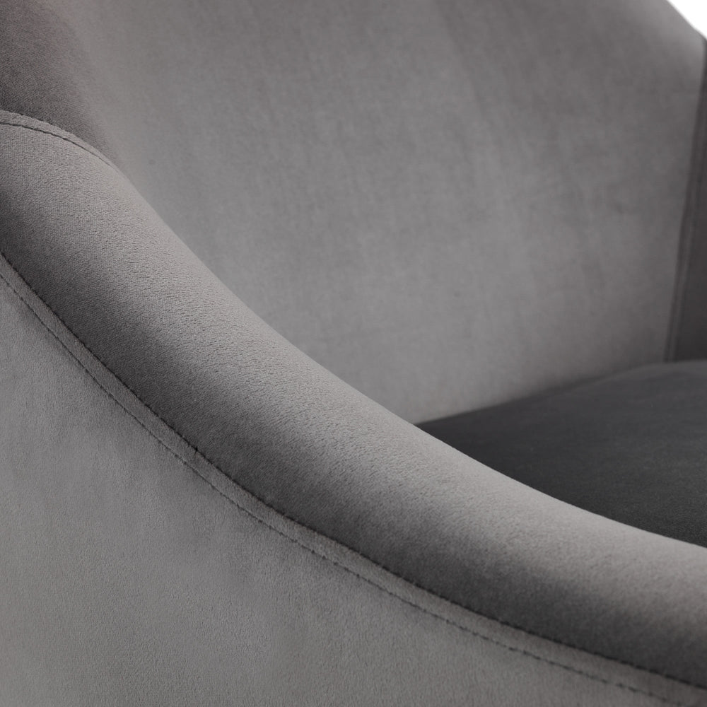 Elliot Arm Chair - Grey - ELL301
