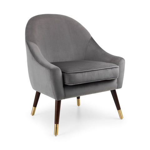 Elliot Arm Chair - Grey - ELL301